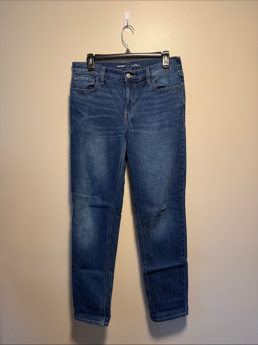 Old Navy Dark Blue Straight Leg Jeans